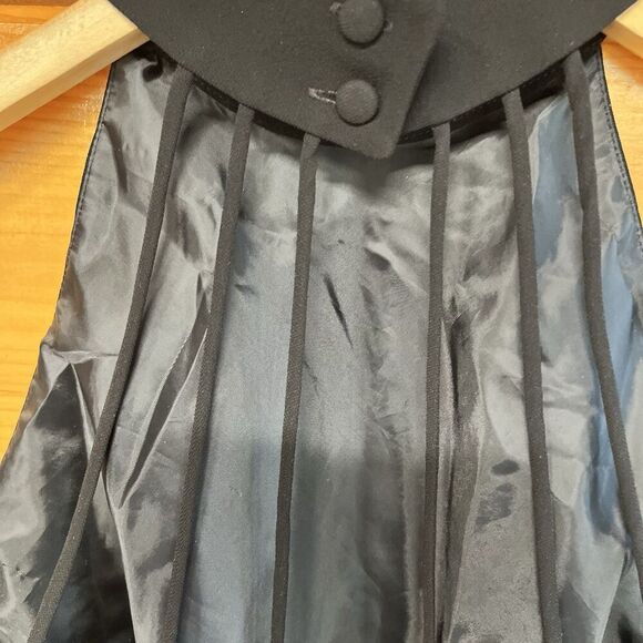 Evan Picone  Straps At Back Womens Size 4 black Sleeveless Midi Lined Dress - Picture 4 of 5